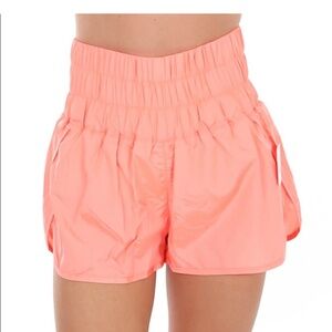 Pink Free People Movement the Way Home Shorts